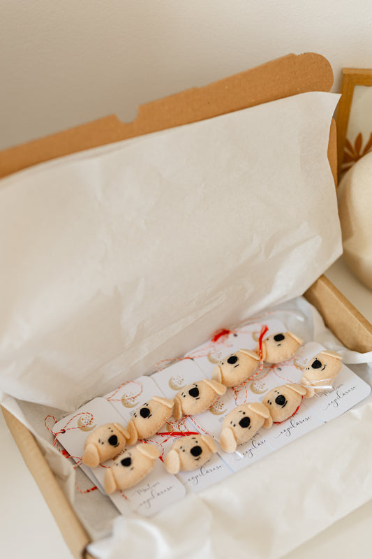 Cutie 10 martisoare "Catelusul Azorel"