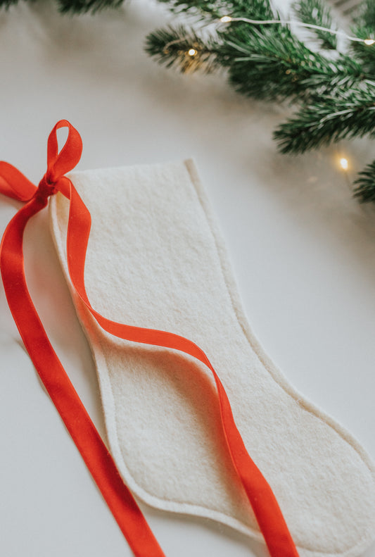 Ciorapel decorativ personalizat cu nume