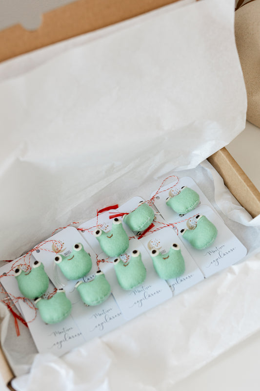 Cutie 10 martisoare"Broscuta fermecata" gradinita