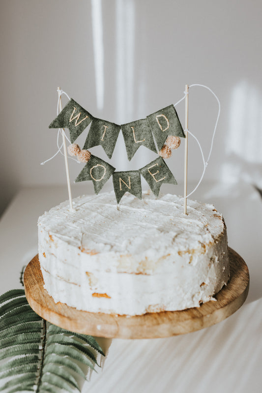 Topper tort WILD ONE, verde khaki