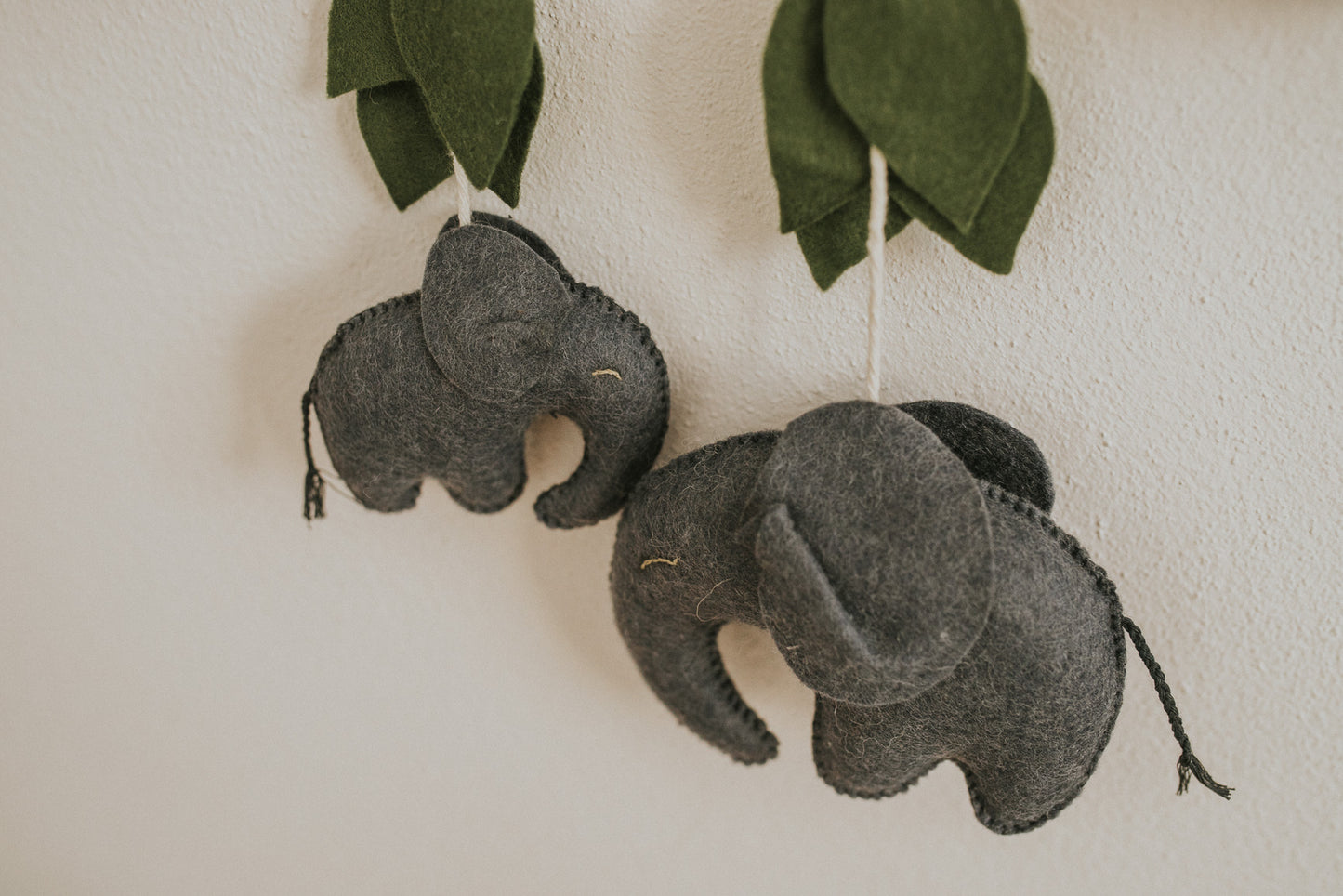 Wall hang " Moomy & elephant baby"