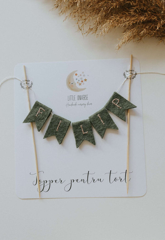 Topper tort personalizat