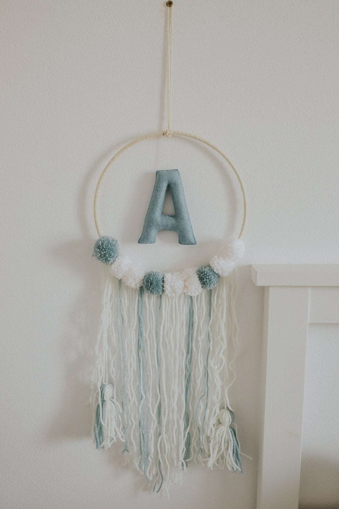 Dreamcatcher personalizat cu initiala