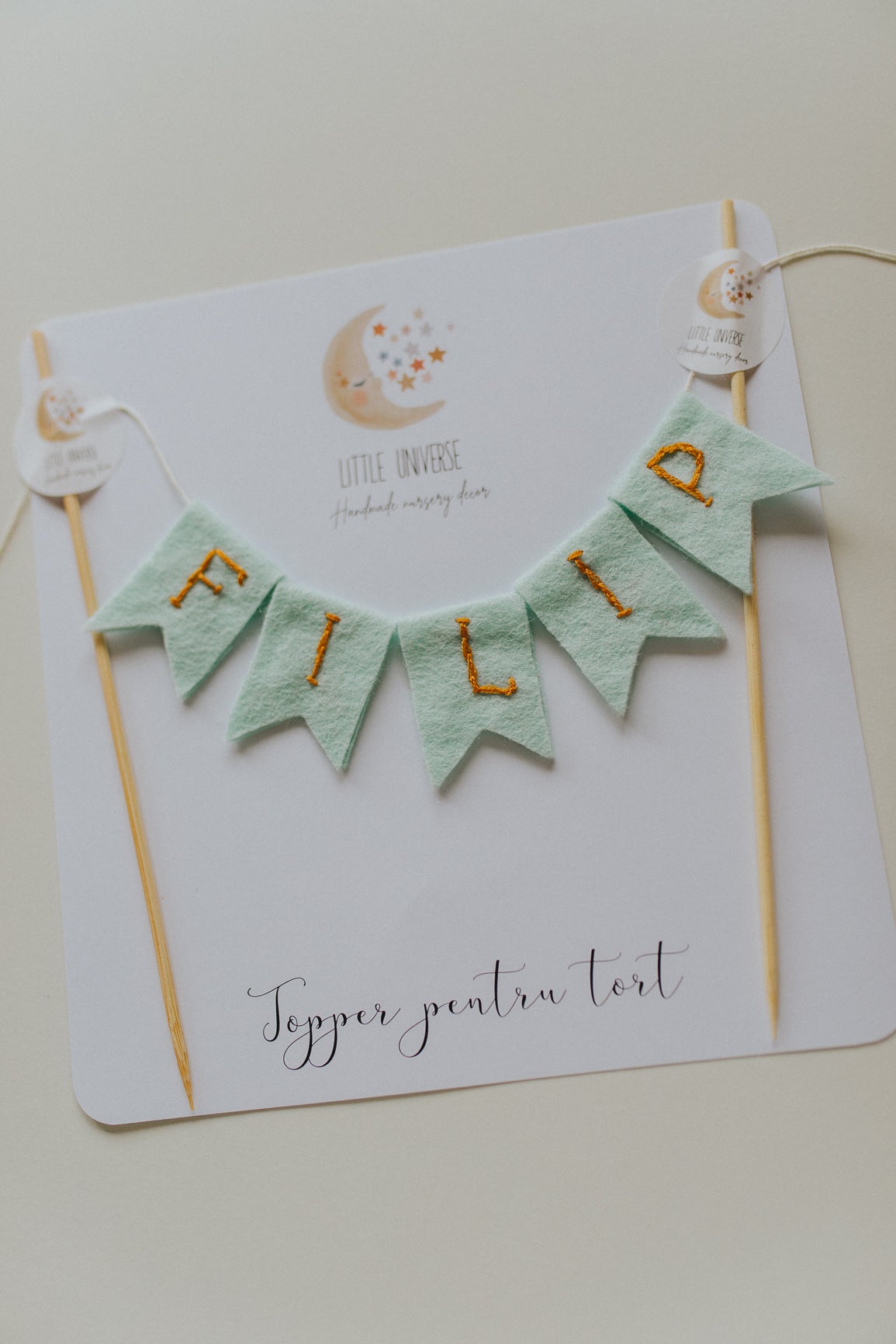 Topper tort personalizat