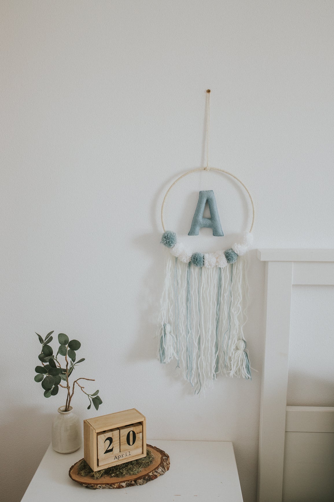 Dreamcatcher personalizat cu initiala