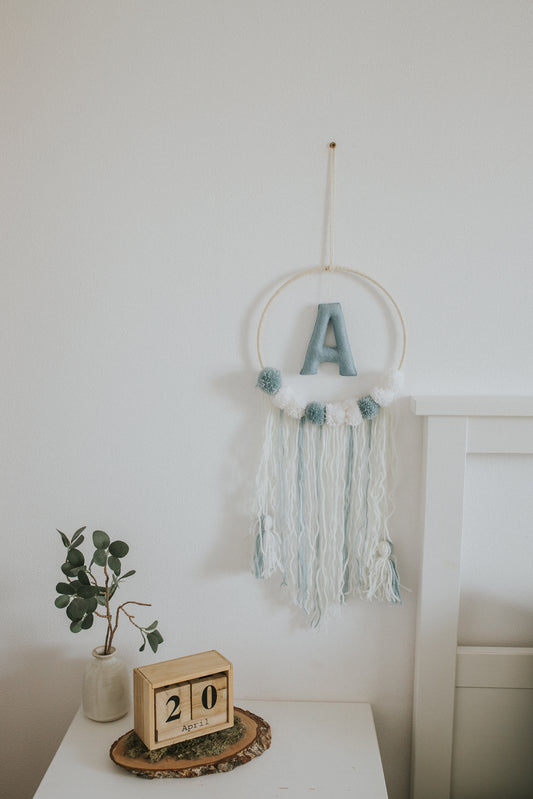 Dreamcatcher personalizat cu initiala