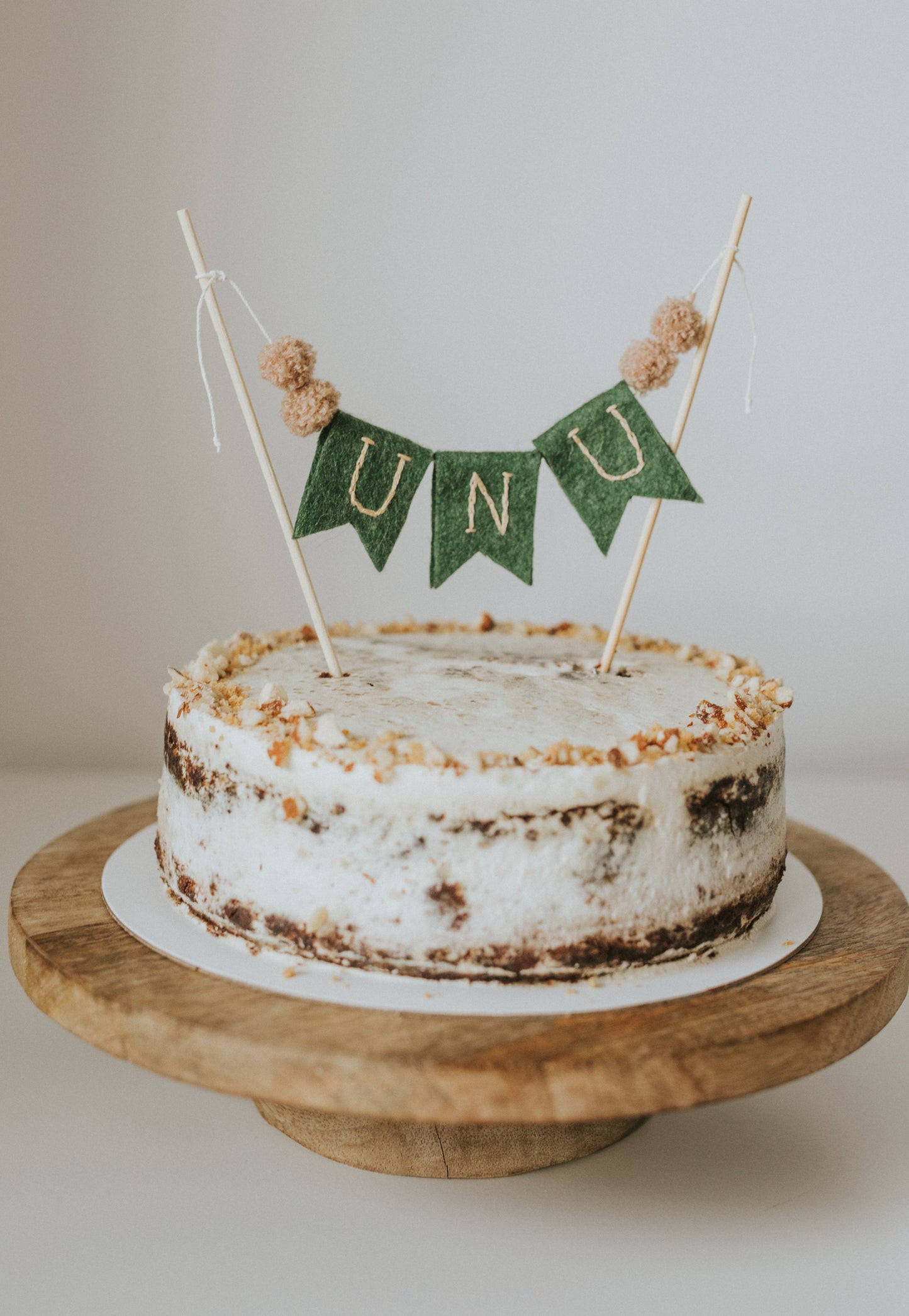 Topper tort "Unu", verde khaki