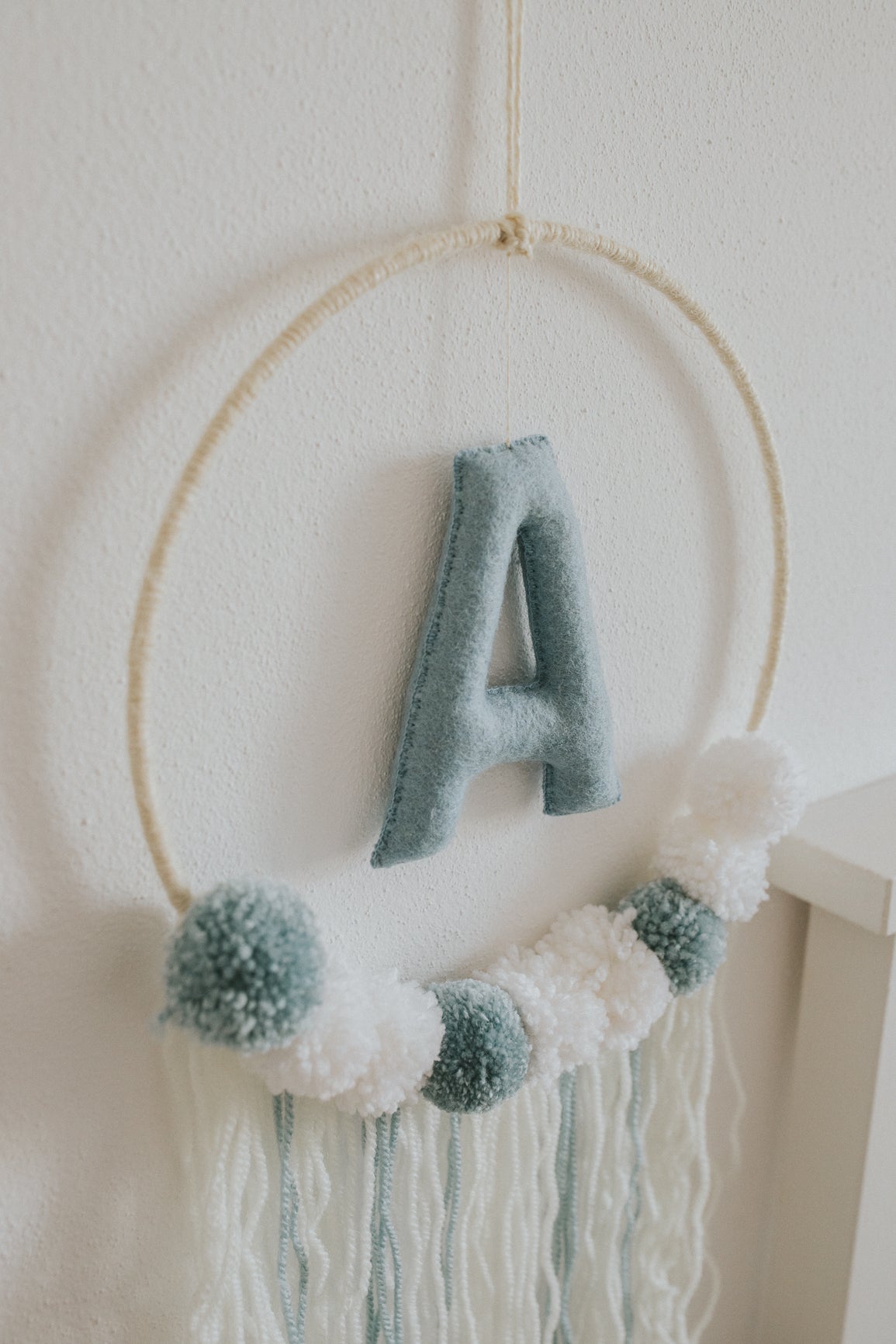 Dreamcatcher personalizat cu initiala