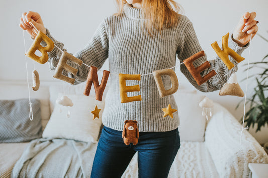 Ghirlanda nume " The teddy bear's universe"