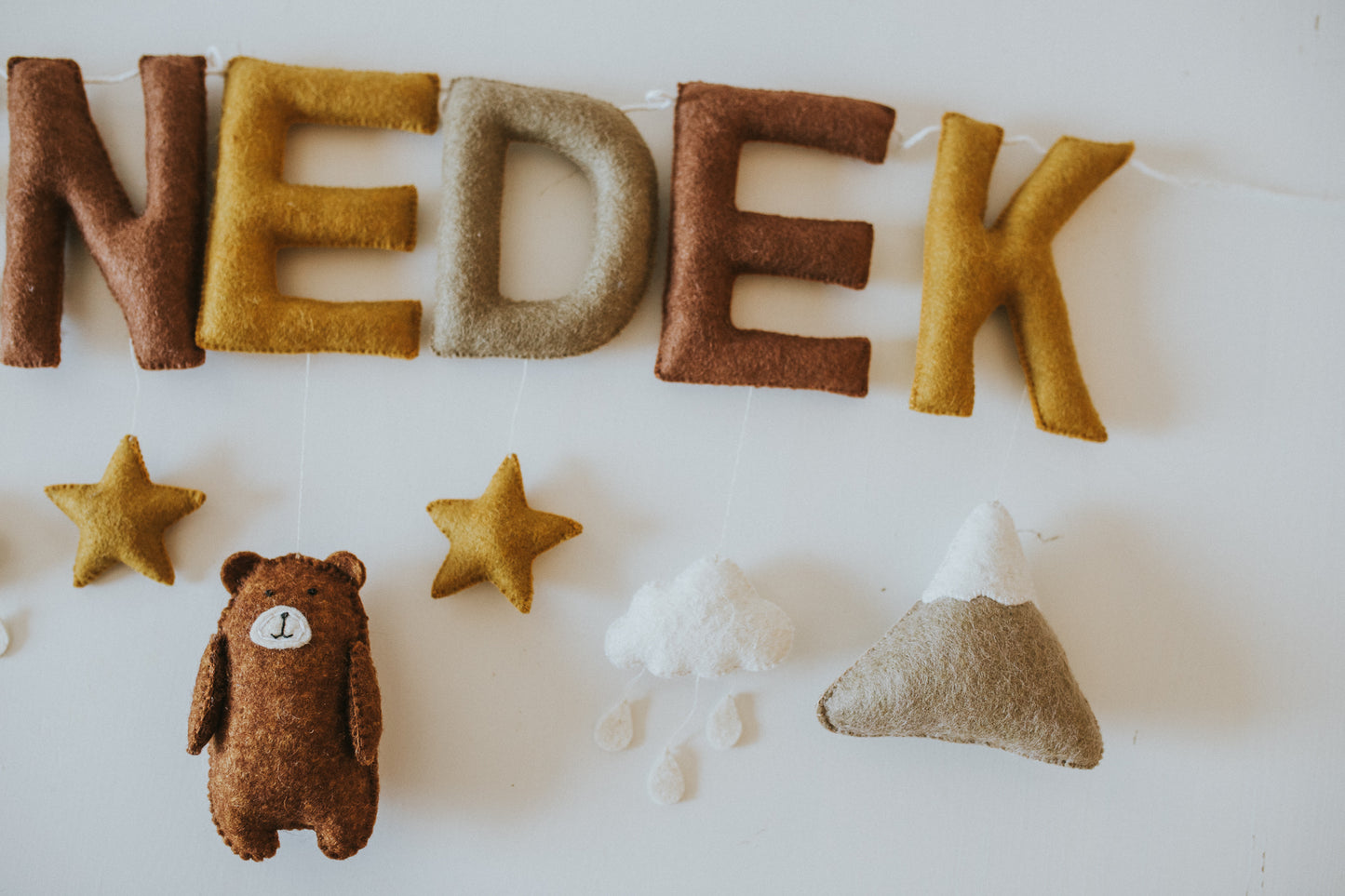 Ghirlanda nume " The teddy bear's universe"