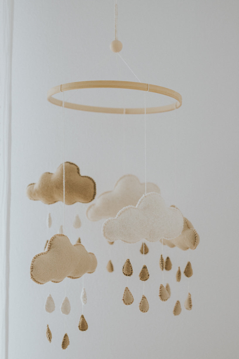 Carusel " Neutral clouds with raindrops"