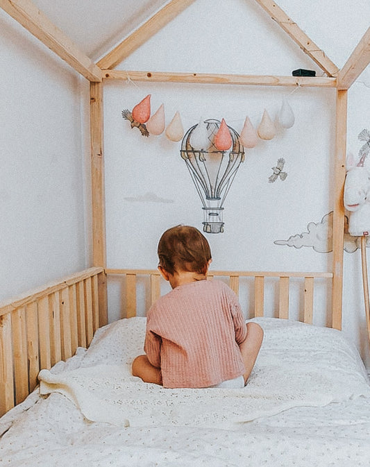 Ghirlanda "Soft pink raindrops"