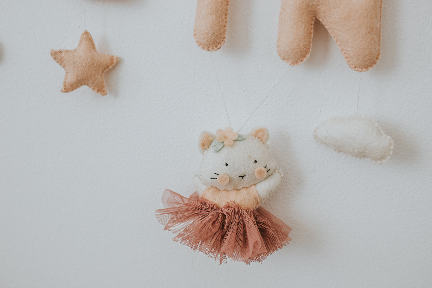 Ghirlanda nume "The cat ballerina'"