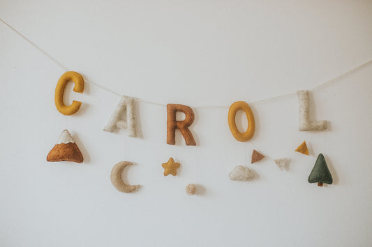 decoratiune personalizata cu numele copilului