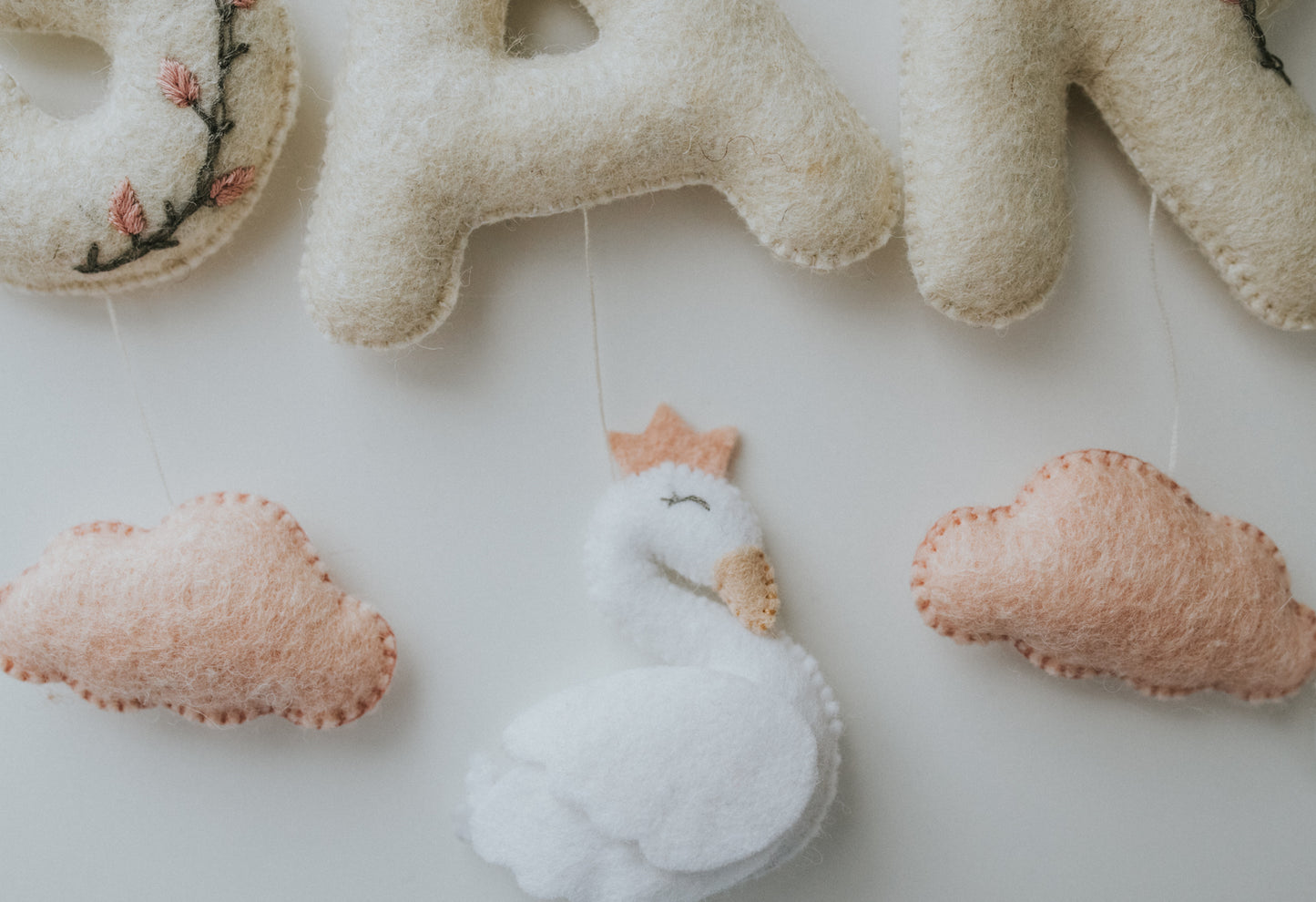 Ghirlanda nume " Sweet swan "